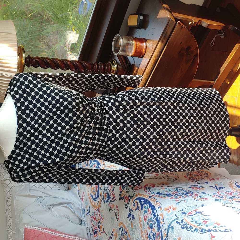 stitch fix, Gilli dress, small, black and white